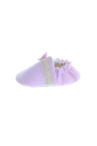 Freesure 241150 Pembe Kız Bebek Patiği, Bebek Ayakkabısı, Kaymaz Taban - Resim 7