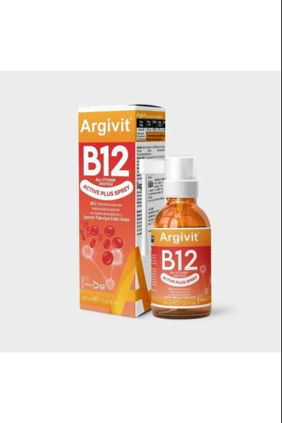 Argivit B12 Active Plus Sprey 30ml ürün görseli 1