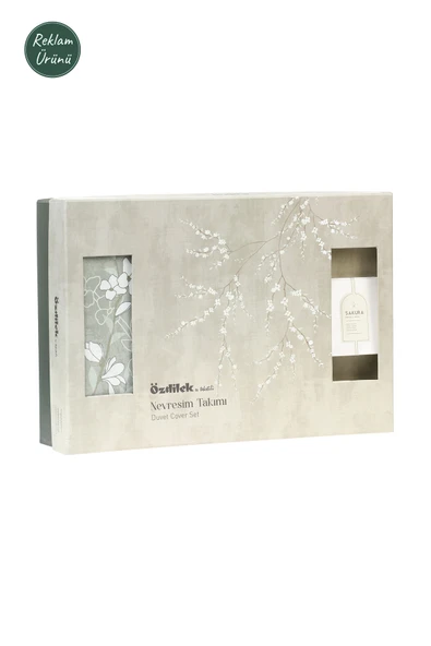 Özdilek White Sakura Çift Kişilik Nevresim Takımı - Resim 7