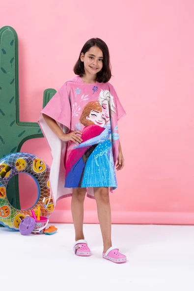 Özdilek Frozen Spring Disney Lisanslı Kadife Çocuk Panço 4/9 Yaş ürün görseli 1