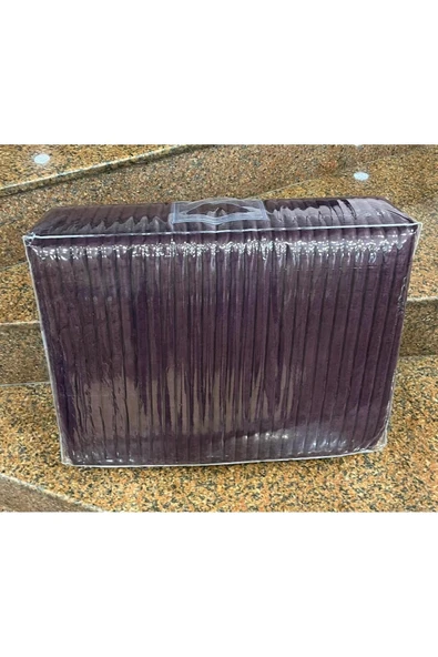 Özdilek Piramit Çift Kişilik Battaniye Mürdüm - Resim 3