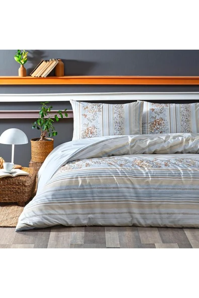 Özdilek Narciso nev Tek Kişilik Nevresim Takımı - Bej ürün görseli 1