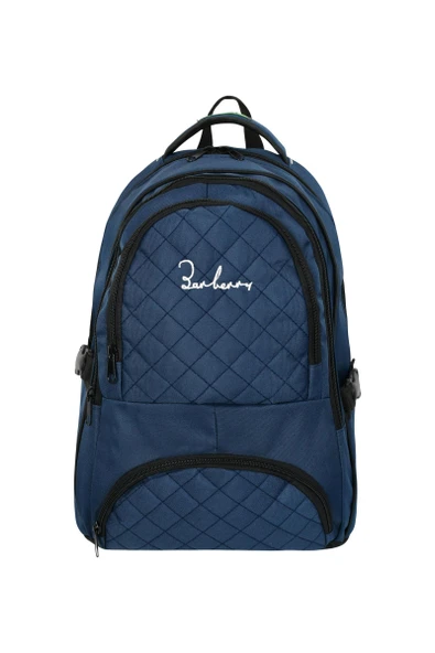 Çok Amaçlı Laptop Dizüstü Bilgisayar Bölmeli Sırt Çanta Mavi ürün görseli 1