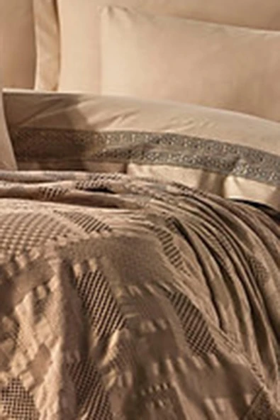 Özdilek Tiara Gelin Seti (7 Parça)-Cappucino - Resim 5