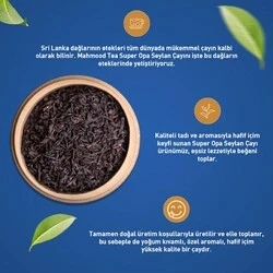 MAHMOOD TEA SUPER OPA İTHAL SEYLAN SRİ LANKA CEYLON DÖKME ÇAYI 800 GR - Resim 5
