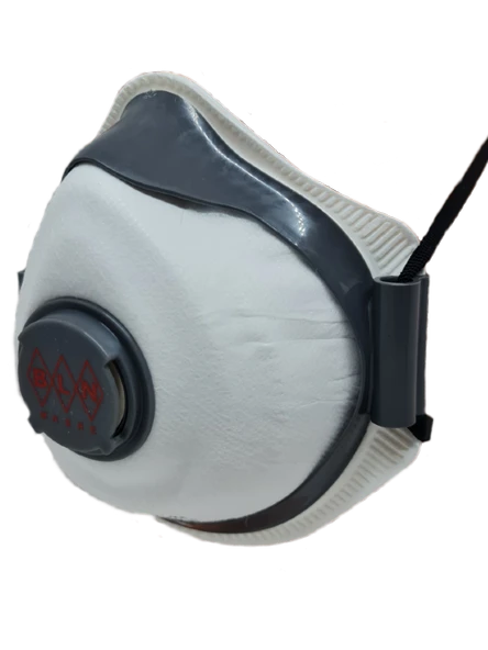 BLN BM 033 PRO X FFP3 NR VENTİLLİ TOZ MASKE (1APARAT - 5 MASKE) - Resim 2