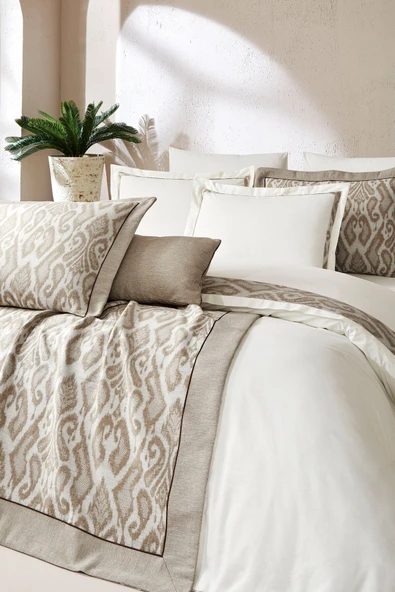 Özdilek Celeste Çift Kişilik Yatak Örtülü Nevresim Takımı - Resim 6