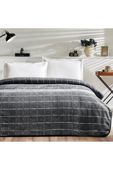 Özdilek Çift Kişilik Battaniye Baskılı Prime Masculine Plate ürün görseli 1