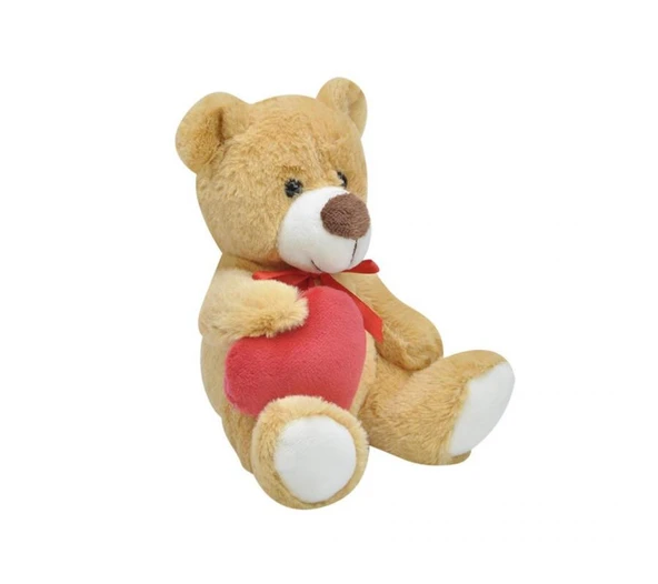 Kalpli Ayı 15 cm Pelüş Ayı Sevgiliye Hediye - Resim 2