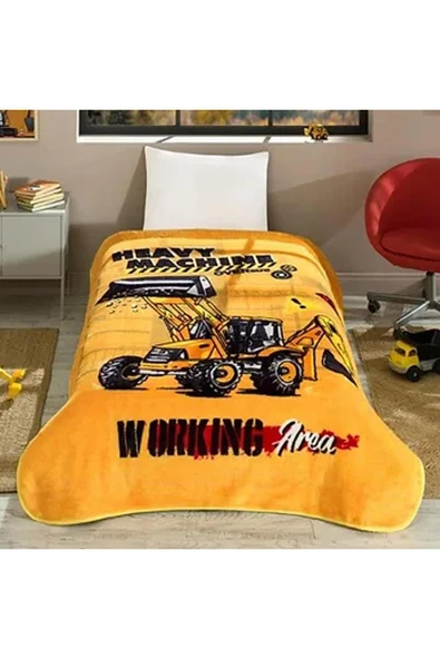 Özdilek Tek Kişilik Battaniye Baskılı Prime Heavy Machine ürün görseli 1