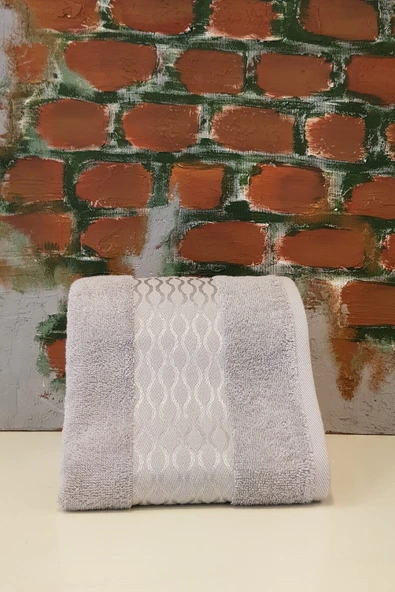 Özdilek Elissa 8'li Havlu - Gri Pembe Taş Bej - Resim 2