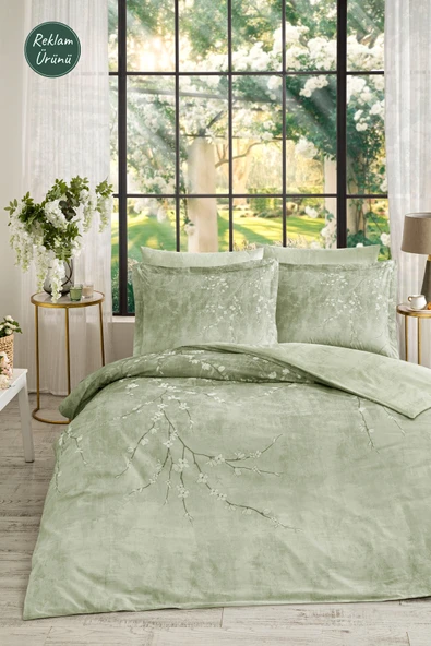 Özdilek White Sakura Çift Kişilik Nevresim Takımı ürün görseli 1