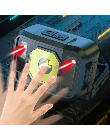 Pratik Sensörlü Sinyalli Kafa Lambası - Resim 3