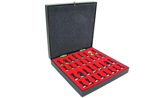 Satranç Takımı Kutulu Dekoratif Hediyelik - Resim 2