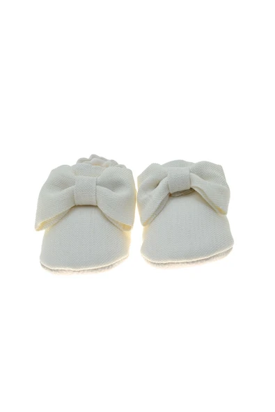 Freesure 231216 Ekru Kız Bebek Patiği, Bebek Ayakkabısı, Kaymaz Taban - Resim 4