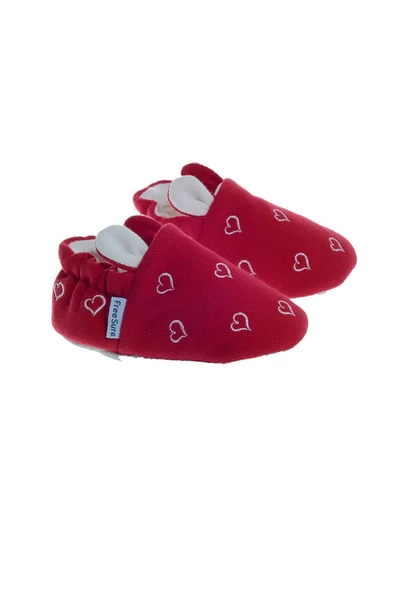 Freesure 241168 RED Kız Bebek Patiği, Bebek Ayakkabısı, Kaymaz Taban ürün görseli 1