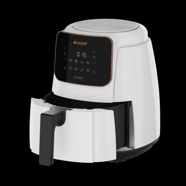 Arçelik Fra 6334 B Az Yağlı Fritöz 4,9 Lt Tek Hazneli, Isı Ayarlı, Enerji Tasarruflu, Dokunmatik Kontrollü ve Kolay Temizlik Özellikli - Resim 4