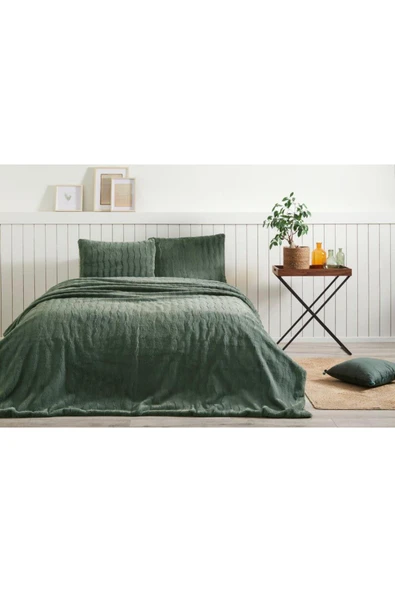 Özdilek ÇİFT KİŞİLİK YATAK ÖRTÜSÜ CARMEN HAKI ürün görseli 1