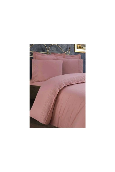 Özdilek 16 Parça Çeyiz Seti, Gelin Seti-yatak Ört Nevresim Tk Battaniye Bornoz Seti-branch Pudra - Resim 2