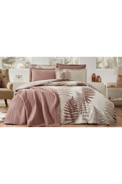 Özdilek Love Ladder Çift Kişilik Yatak Örtülü Nevresim Takımı - Resim 4