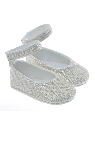 Freesure Sequın002 Ekru Kız Bebek Patik, Bebek Ayakkabı ürün görseli 1