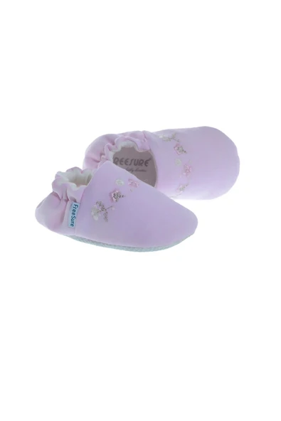 Freesure 241164 Pembe Kız Bebek Patiği, Bebek Ayakkabısı, Kaymaz Taban - Resim 2
