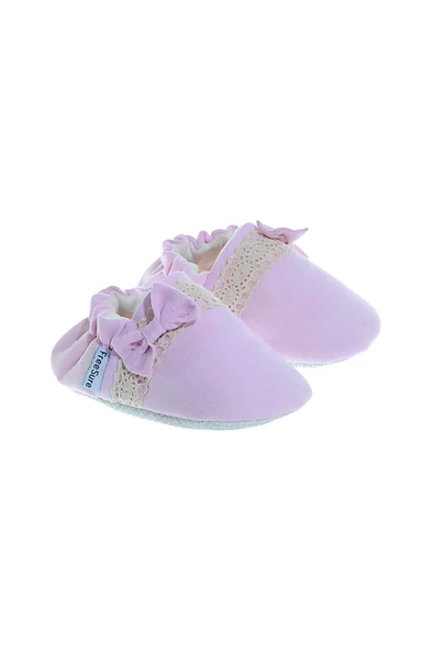 Freesure 241150 Pembe Kız Bebek Patiği, Bebek Ayakkabısı, Kaymaz Taban ürün görseli 1