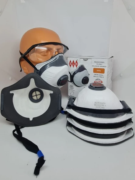 BLN BM 022 PRO X FFP2 NR Toz Maskesi (5APARAT 5 MASKE) - Resim 4
