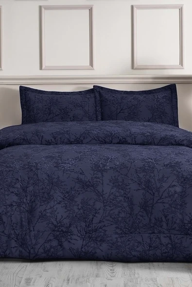 Özdilek 16 Parça Çeyiz Seti Gelin Seti Branch Lacivert - Resim 2