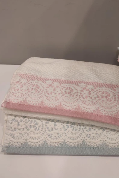 Özdilek Pembe-mint Evony Havlu El Yüz Havlusu 6'lı - Resim 4