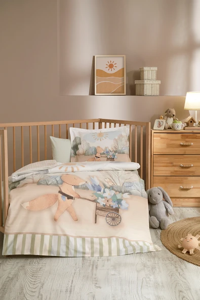 Özdilek Özdilek Petit Jardinier Bebek Nevresim Takımı ürün görseli 1