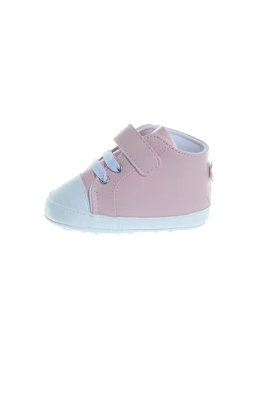 Freesure 241156 Pembe Kız Bebek Patiği, Bebek Ayakkabısı, Kaymaz Taban - Resim 4