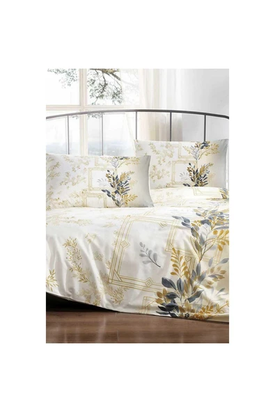 Özdilek ÇİFT KİŞİLİK SARI CANOLA NEVRESİM TAKIMI - Resim 2