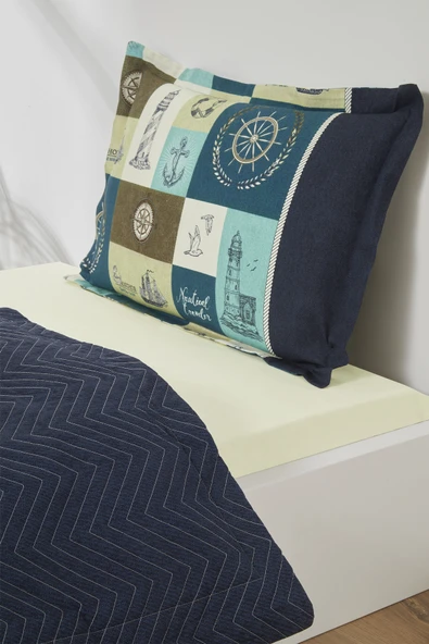 Özdilek Nautical Traveler Tek Kişilik Kapitone Nevresim Takımı - Resim 3