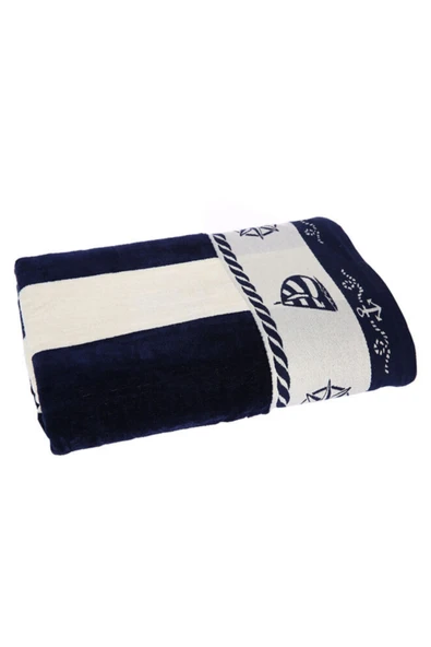 Özdilek Pusula Banyo Havlu Lacivert 100*150 ürün görseli 1