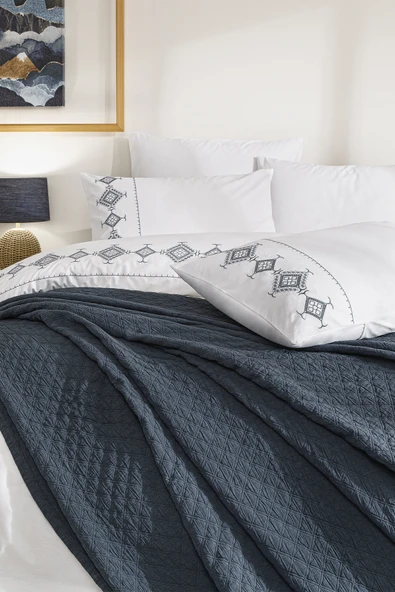 Özdilek Moderna Çift Kişilik Yatak Örtülü Nevresim Takımı - Resim 2