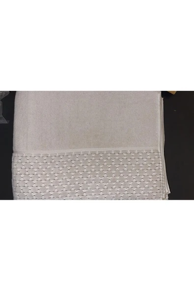 Özdilek Adriaman 50x90cm El Yüz Havlusu Açık Bej-mürdüm ürün görseli 1