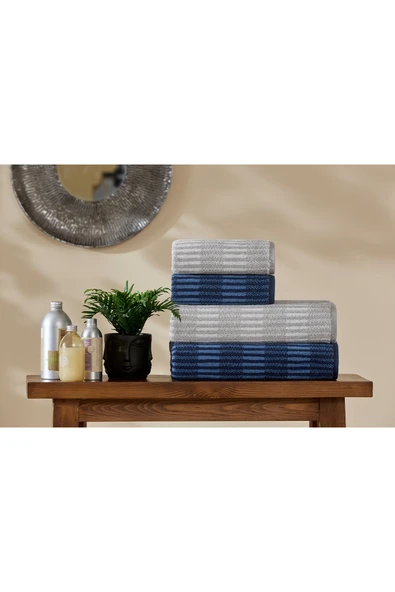 Özdilek Özdilek Striscia Havlu Seti - Resim 2