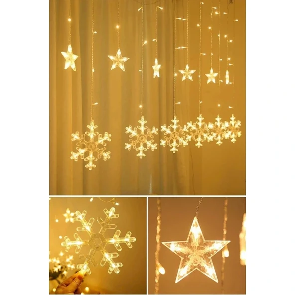 Kar Tanesi Perde LED ürün görseli 1