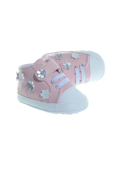 Freesure 241156 Pembe Kız Bebek Patiği, Bebek Ayakkabısı, Kaymaz Taban ürün görseli 1