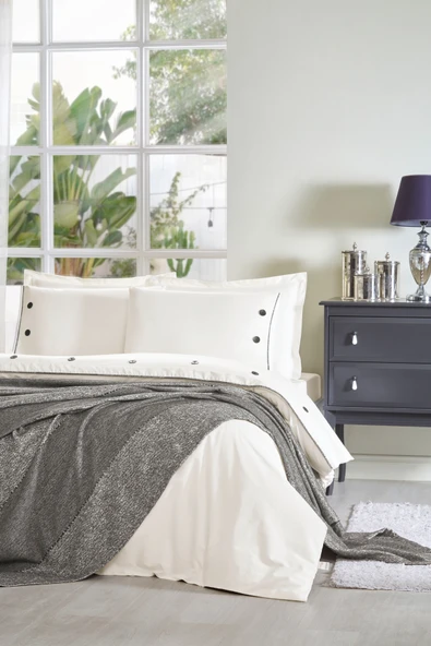 Özdilek Calais Çift Kişilik Yatak Örtülü Nevresim Takımı ürün görseli 1