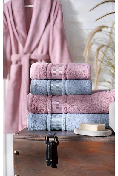 Özdilek Colourist Havlu 30x50 Mavi - Resim 2