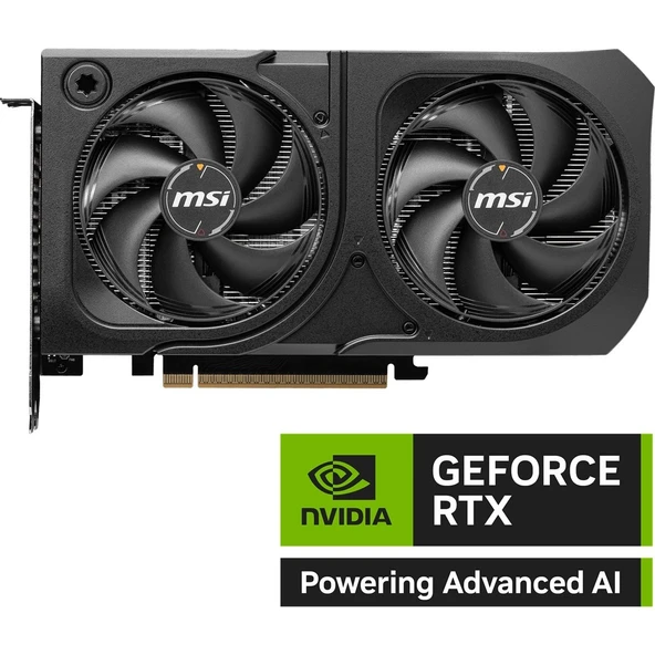 Msı VGA Geforce Rtx 5060 Tı 16G Shadow 2x Oc Plus RTX5060TI 16GB Gddr7 128B DX12 Pcıe 5.0 X16 (3xdp 1xhdmı) - Resim 2