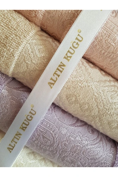 Özdilek Dory Yüz Havlusu 6 Adet- Pembe Krem Lila - Resim 8