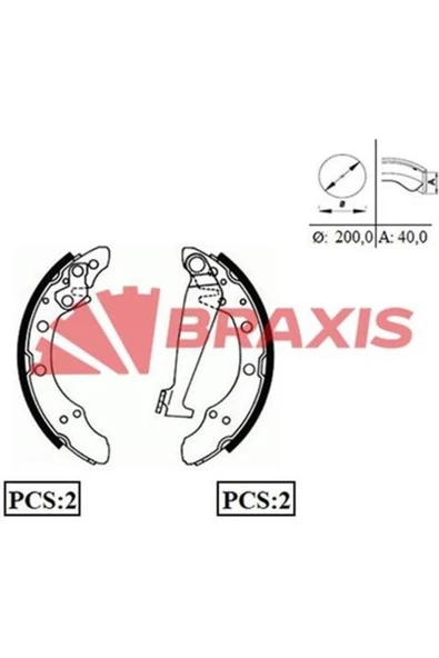Arka Fren Balatası Pabuc Cordoba Ibıza Toledo Golf Iıı Polo / Classıc Favorıt Felıcıa Fabıa ürün görseli 1