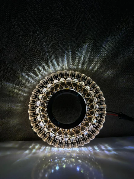 3 Adet CATA CT 6636 Manolya Dekoratif Ledli Cam Spot Kasası ürün görseli 1