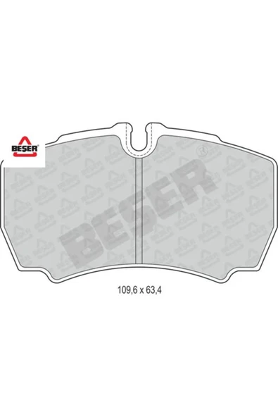 Ön Fren Balatasi Daily Ii 99-05 42470841-Y/ 29123/ 42561101 3823 ürün görseli 1