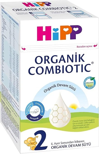 Hipp Organik Combiotic 2 Devam Sütü 600 gr ürün görseli 1