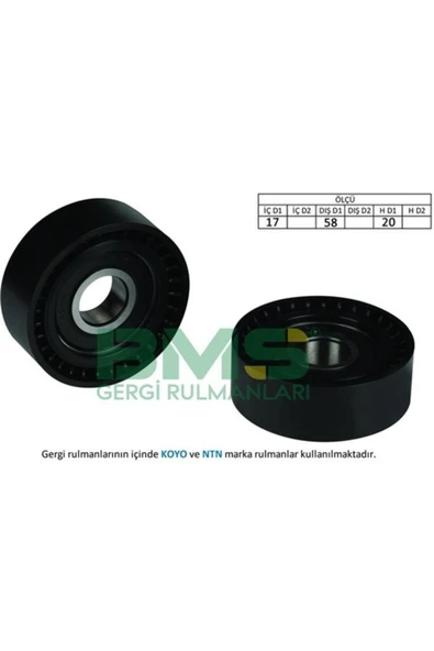 Alternatör Gergi Rulmanı Golf5/6-Jetta-Passat-Scırocco-Tıguan-A3-Leon 1.4tsı 04-10 ürün görseli 1