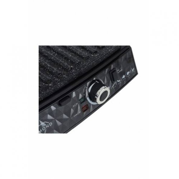 Arnica Diamond 2000 W Tost Makinesi SİYAH - Resim 3